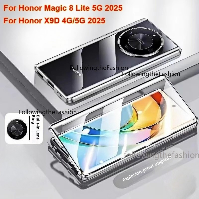 Ốp Lưng Cho Honor X9D 5G 2025 Honor X9d X9D X9d Honor Magic 8 Lite Ốp Điện Thoại 360° Kim Loại Từ Tí