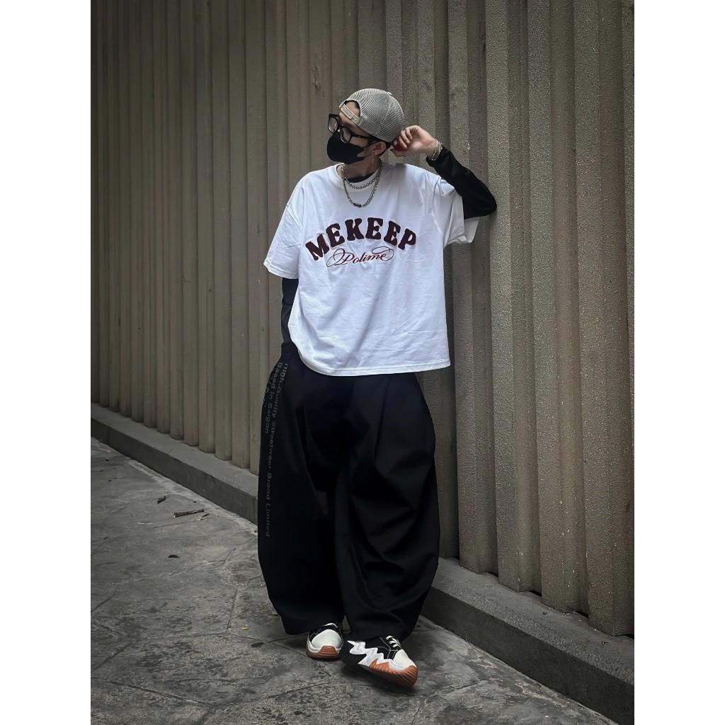 Áo phông big boxy 280gsm thêu xù tee local brand form rộng bigsize unisex ngắn tay lỡ pandax polime