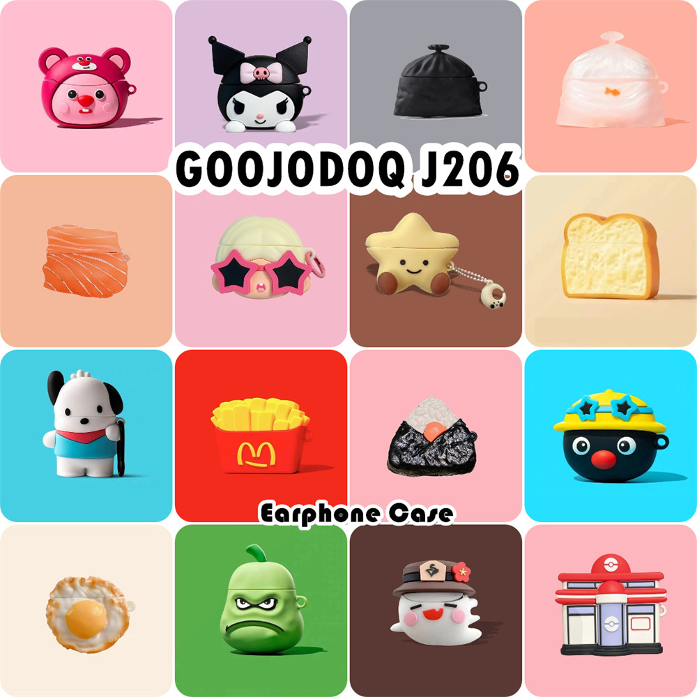 【imamura】Cho GOOJODOQ J206 ốp tai ng Case Thời trang Vỏ Bảo Vệ Hộp Sạc Tai Nghe NO.3