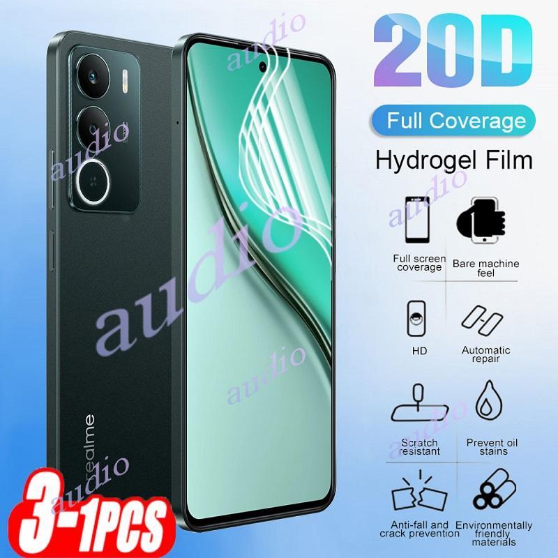 Realme P3 Lite 4G 3 Miếng Dán Hydrogel Bảo Vệ Toàn Diện 20D Cho Realme P3 Lite P3Lite realmeP3 Lite 