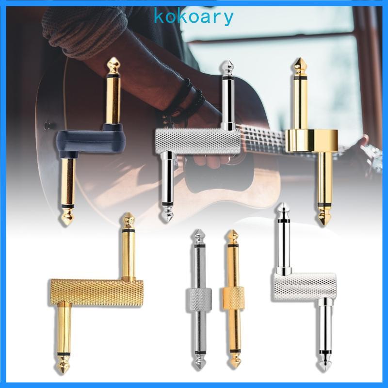 KOK 4 Cái Nam Đến Nam Offset Phích Cắm Adapter Kết Nối Cho Hiệu Ứng Bàn Đạp