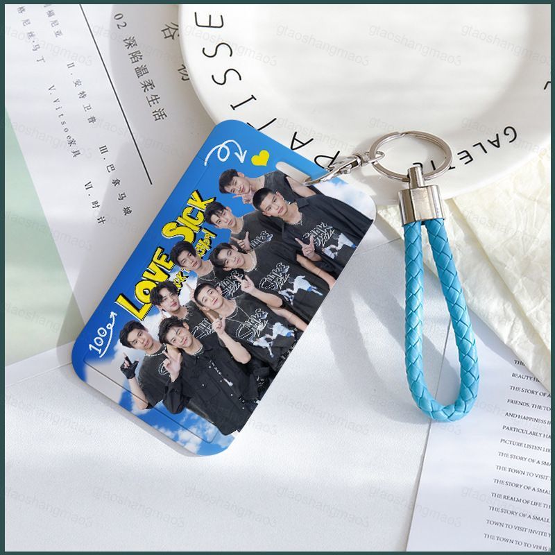 PEEMWASU nhựa tay áo Love Sick 2024 móc khóa mặt dây chuyền ngôi sao