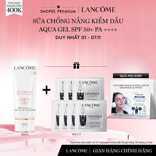  Kem Chống Nắng Dạng Gel Tươi Mát Lancome Uv Expert Aqua Gel Spf50 Pa++++ 30ml 