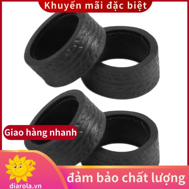 4 Bánh Xe Lốp Cao Su Cho K969 K989 P929 Iwa04M Iwa02 Mini-Z Mini-D Mini-Q 1 / 28 RC Drift Racing Car