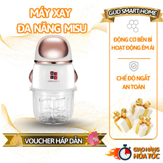  Máy Xay Misu Louis 300ML – Xay Thịt Rau Củ Thức Ăn Dặm – Cối Thủy Tinh 6 Lưỡi Dao 