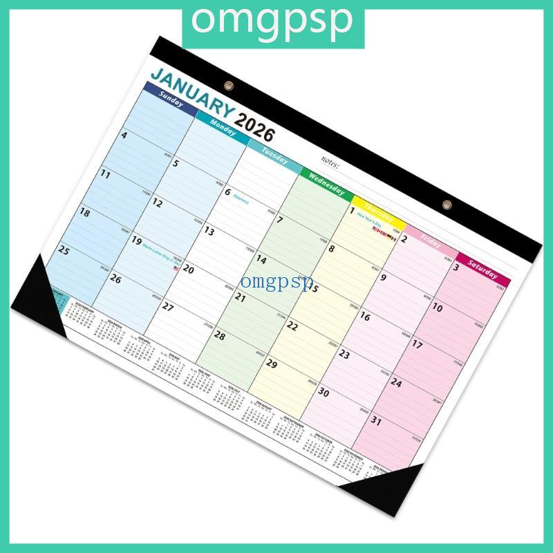OMG 2026-2027 Lịch treo tường Lịch hàng tháng Jan 2026 đến tháng 6 2027 cho gia đình