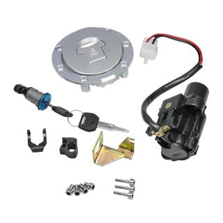 JDMSPEED Công tắc đánh lửa Nắp khí nhiên liệu Khóa ghế Bộ chìa khóa thay thế cho Honda CBR250 2011-2013, CBR300R 2015-2017, CB500 2013-2014, CBR500R CB500F CB500X 2013-2014, CB600 (Hornet)
