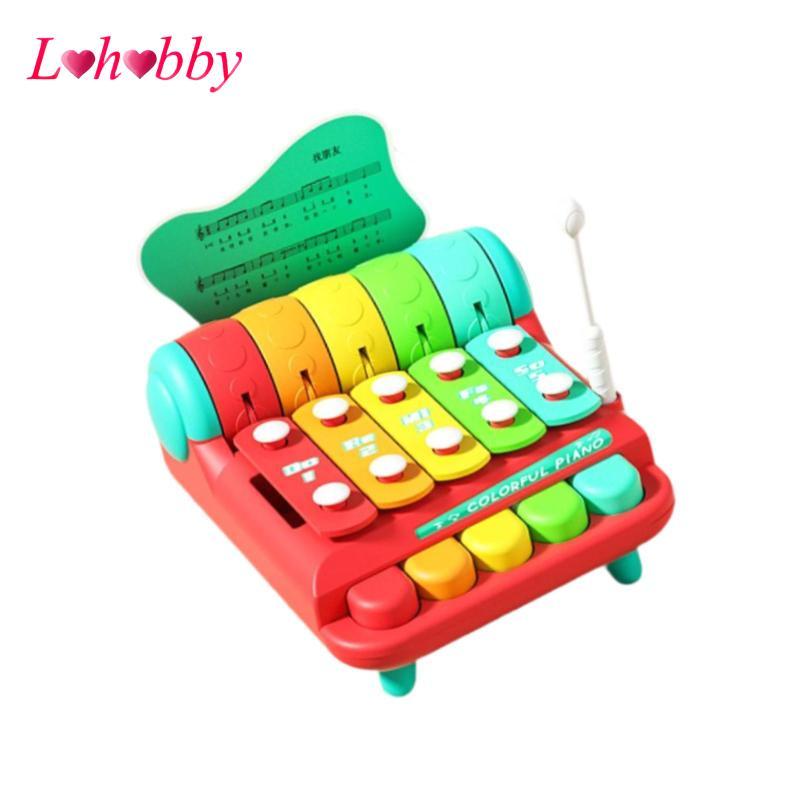 Lohobby Xylophone Đồ Chơi Piano Đồ Chơi Giáo Dục Có Dính Bàn Phím Đàn Piano Đồ Chơi Xylophone Cho Bé