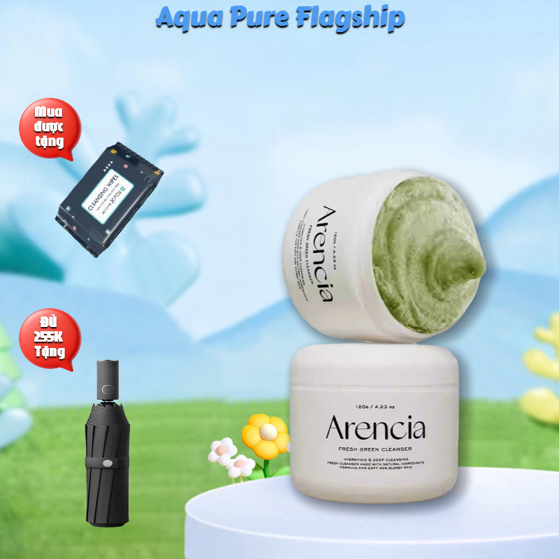 Sữa Rửa Mặt Dạng Kem Gạo Arencia - Làm Sạch Sâu, Mặt Nạ Đất Sét & Tẩy Trang