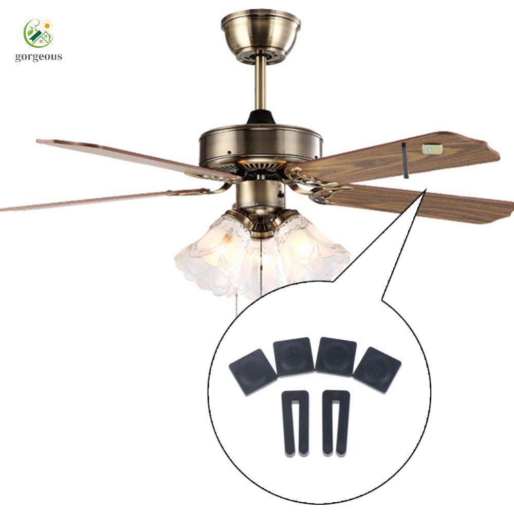 ⭐GROUS⭐Fan Blade Ceiling Clamp Durable Fan Balance Home Light Metal Parts 2Sets