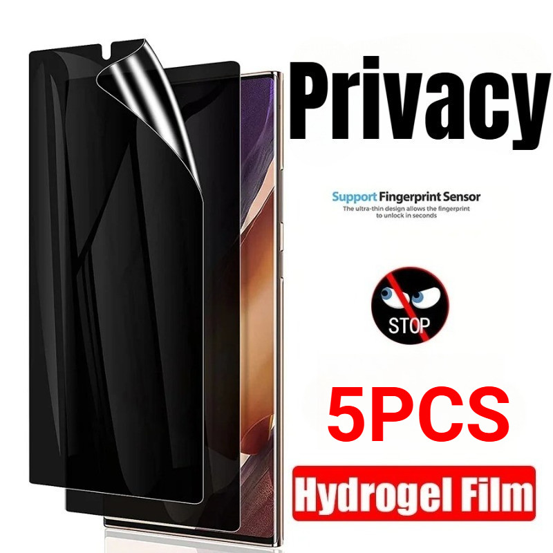 5 Miếng Dán Hydrogel Mềm Mờ Cho HTC Wildfire X E6 E5 E4 E3 E2 E Star Plus lite Chống Gián Điệp Bảo V