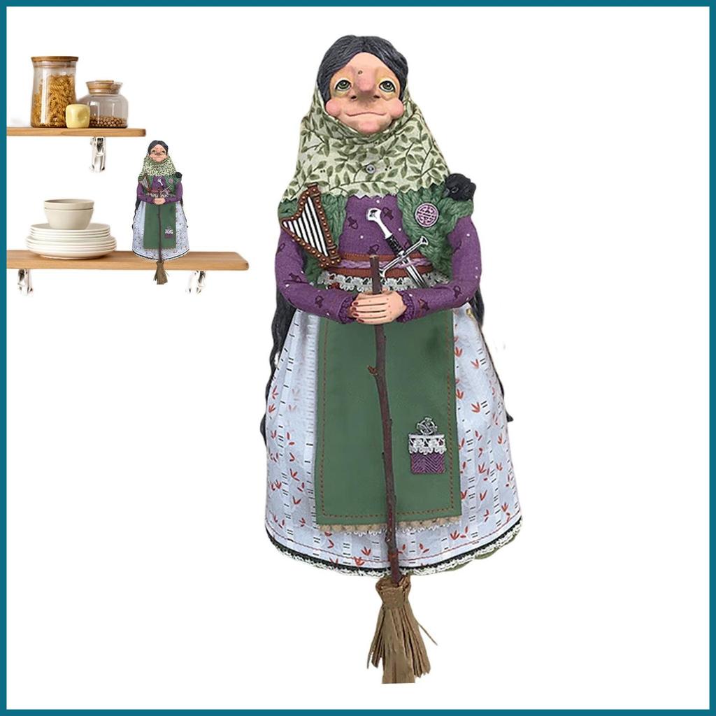 Nhà Bếp Phù Thủy Búp Bê Thêu Nấu Ăn Búp Bê Trang Trí Nấu Ăn Đồ Trang Trí Treo May Mắn Các Bức Tượng 