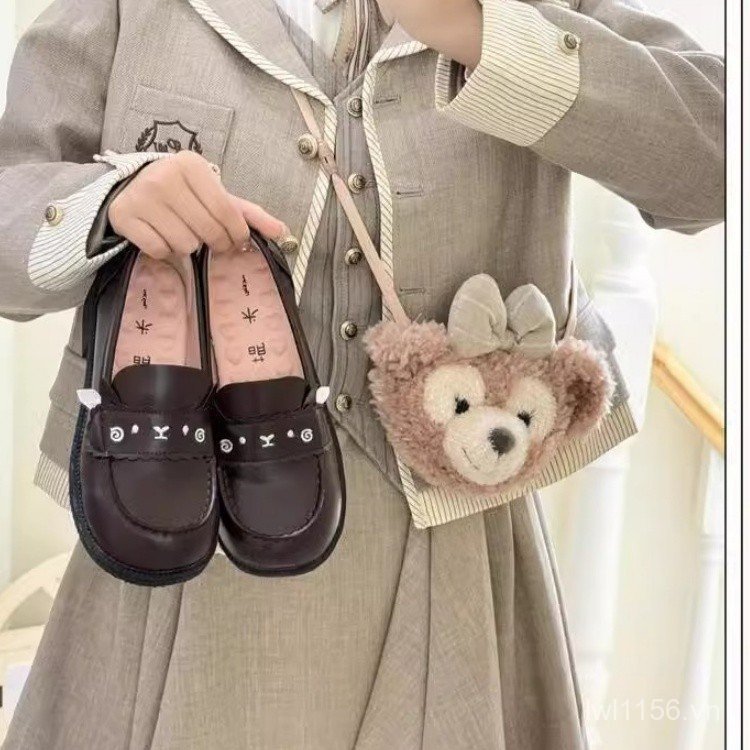 Phổ Biến Bobit Preppy lo Giày Nhật Bản Dễ Thương Nhỏ Meow lolita Giày Nữ Phù Hợp Với Giày Da Nhỏ jk 