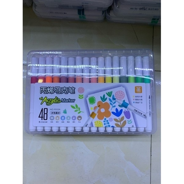 Hộp Bút màu acrylic maker 48 màu 9053A