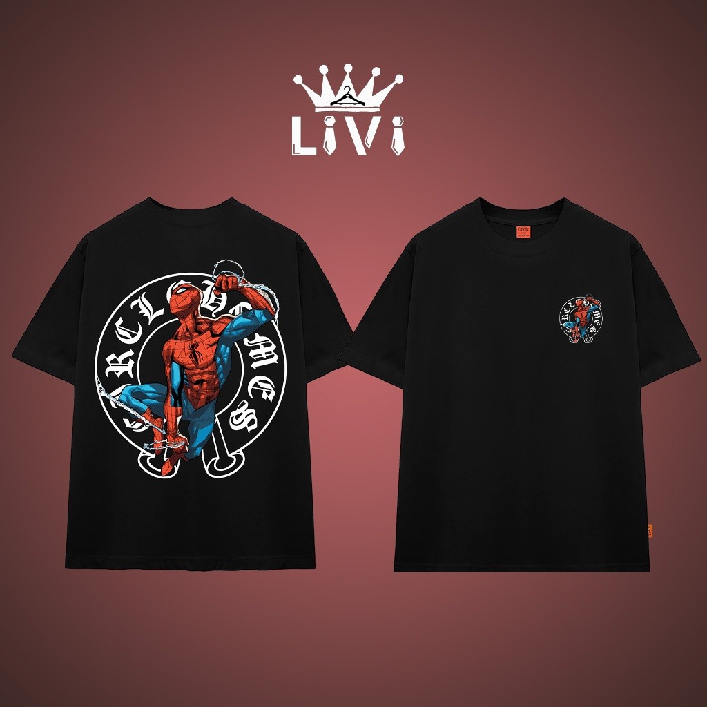 Áo Thun Circle Web Warrior Cotton Cao Cấp Form Rộng KN03 - LiVi Tee