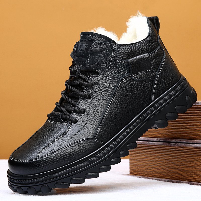 Giày len da bò lớp trên cùng Kích thước giày Cotton ấm áp, Price.Control Price
