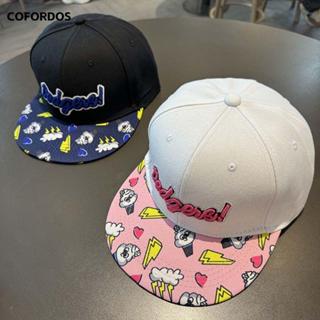  Mũ lưỡi trai COFORDOS Thêu chữ cái Mũ bóng chày vành phẳng Mũ Snapback thông thường Hip Hop có thể điều chỉnh thời trang ngoài trời 
