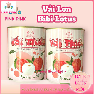 [ THÙNG 12 LON 565G ] VẢI NGÂM ĐƯỜNG BIBI Lotus