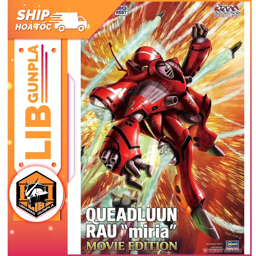 Mô hình lắp ráp Hasegawa Macross  - 1/72 Queadluun-Rau Milia - Movie Version