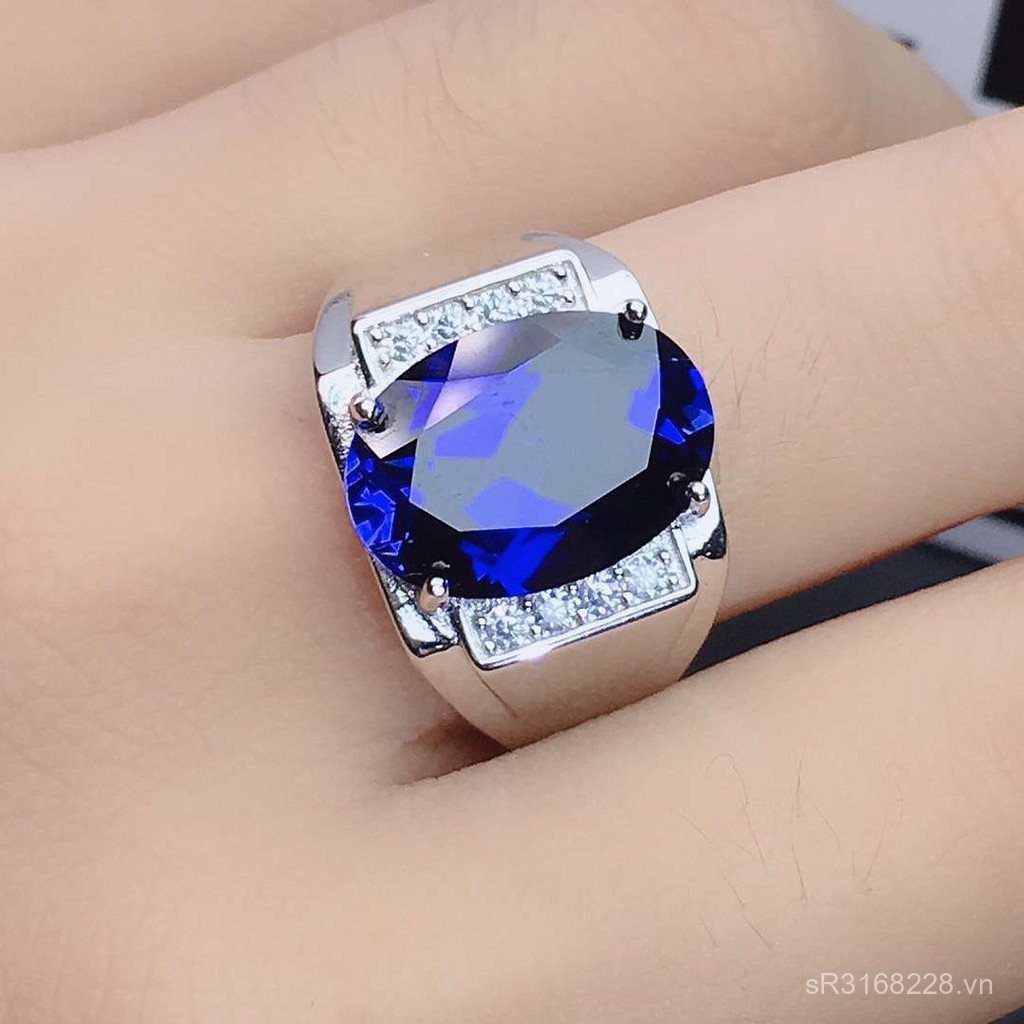 Cặp Đôi Nhẫn Sapphire Phong Cách Mới, Sang Trọng L JVJ