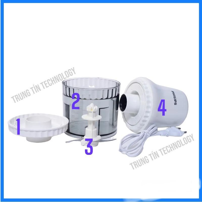 [Phụ Kiện] - Máy xay thịt HR1393 dao nắp ly nhựa thân máy động cơ