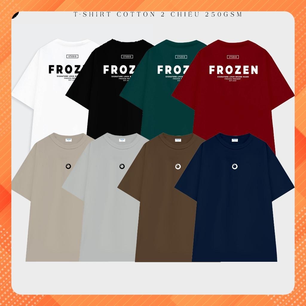 Áo Thun Nam Nữ Local Brand Frozen/ Logo