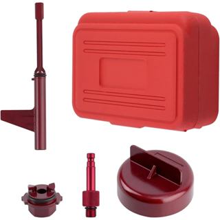 MaXpeedingrods Công cụ chuyển đổi dầu truyền động kim loại, Bộ công cụ thay dầu 4 chiếc, dành cho hộp số tự động 9 tốc độ Mercedes-Benz 725.0 9G-Tronic, 725589029000, 72558909000, Đỏ