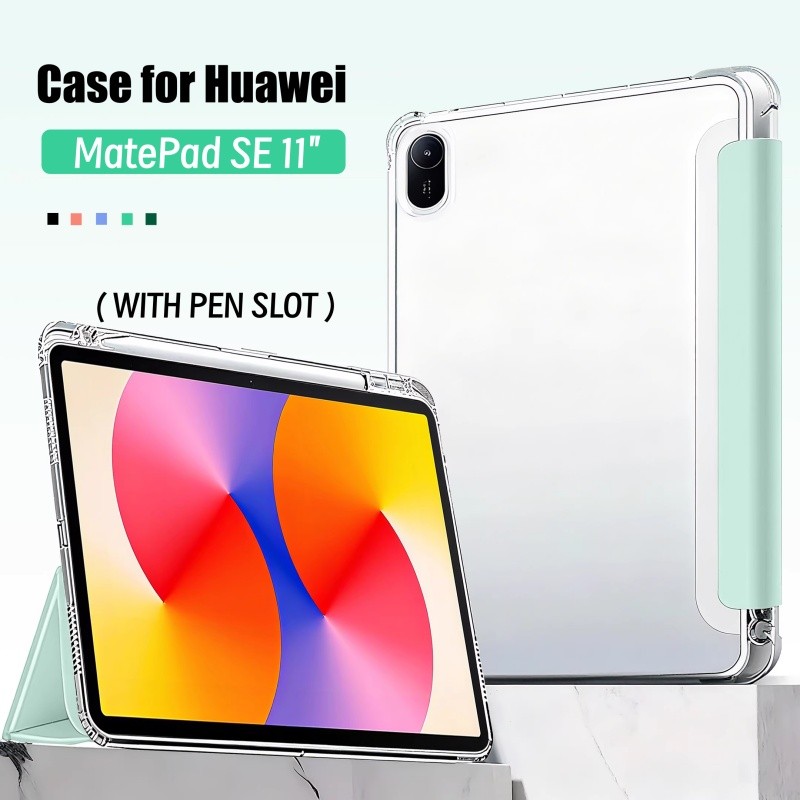 Ốp lưng Huawei MatePad SE 11inch - Mate Pad 11 "- Huawei Pad 11 inch Khóa tự động thông minh Vỏ tron