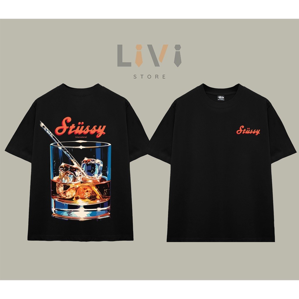 Áo Thun Stu 1 Gin 29 Cotton Cao Cấp Form Rộng - LiVi Store