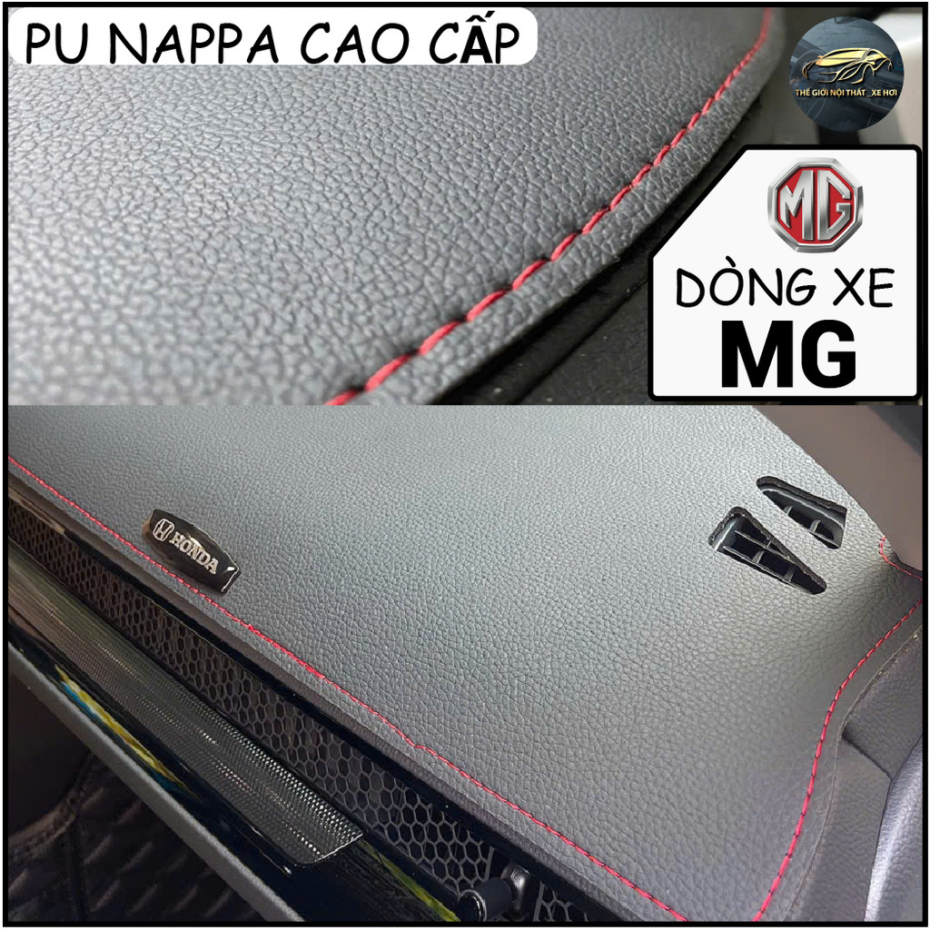 Thảm Taplo Da Pu Nappa MG5, MG ZS. MG HS, Thảm Phủ Taplo Da Cao Cấp Chuẩn Form, Dày Dặn, Chống Nóng