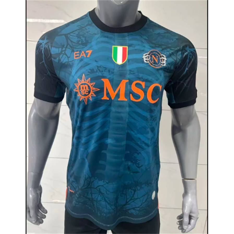 Áo thể thao nam Napoli Jersey màu xanh, size S-XXL
