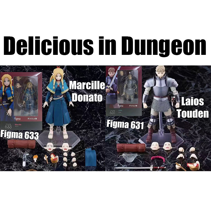 Laios Marcille Nhân Vật Hành Động Ngon Trong Dungeon figma 633 631 Di Chuyển Hình Đồ Chơi Sưu Tập Mô