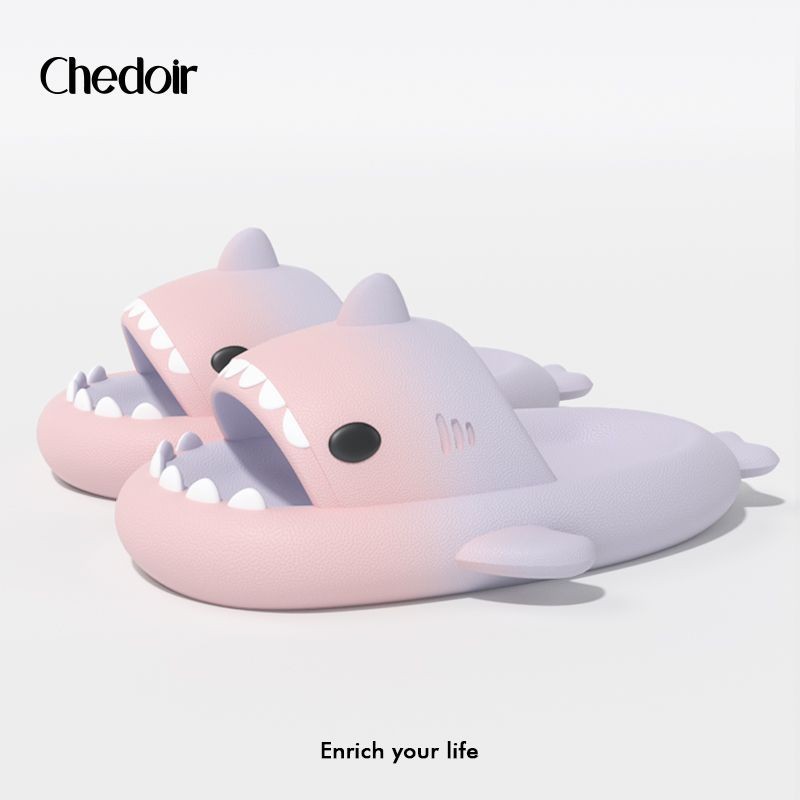 Mango Super Choice Nanbo Deer x chikoku Dép cá mập gạo dày chống trượt Dép cặp đôi