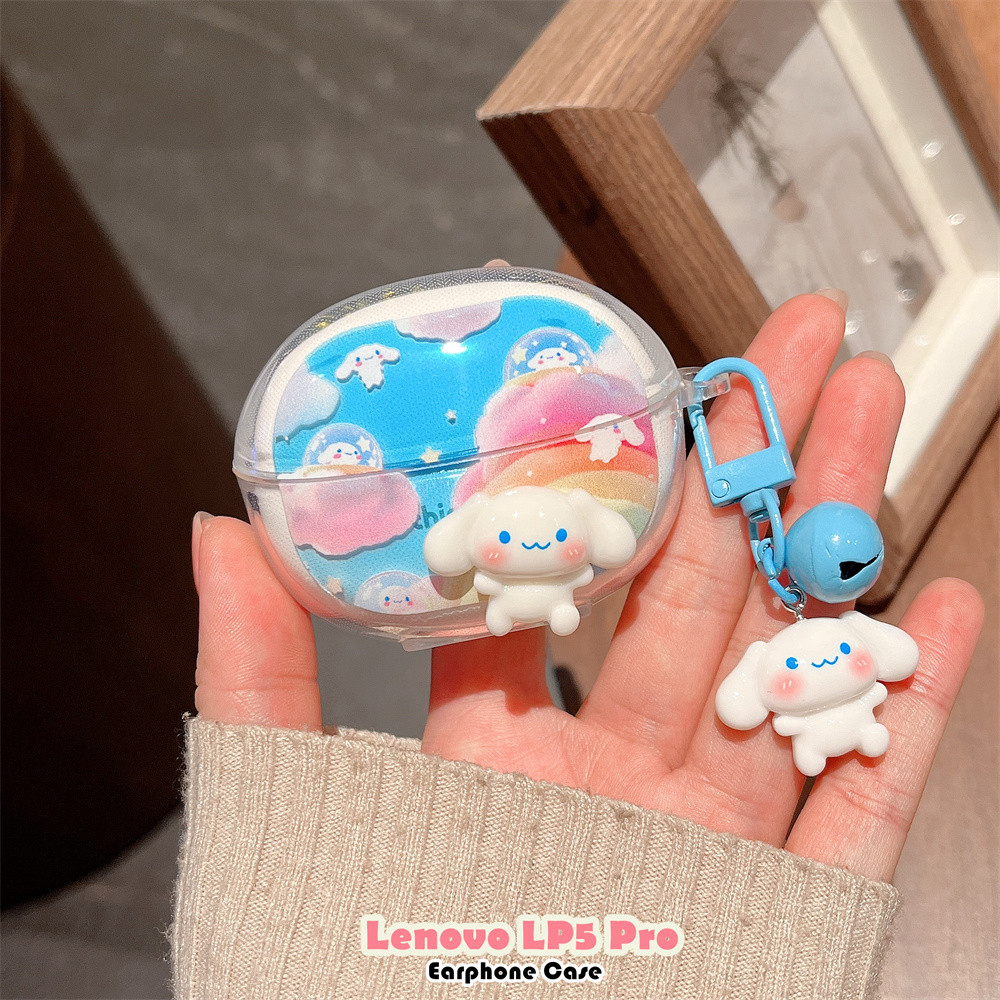 [Cửa hàng chính hãng] Dành cho Vỏ Lenovo LP5 Pro Vỏ tai nghe silicon mềm DIY Creative Cat