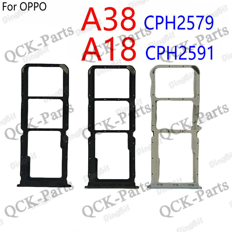 Dành Cho OPPO A18 A38 CPH2591 CPH2579 Khe Cắm Khay Đựng Thẻ Sim