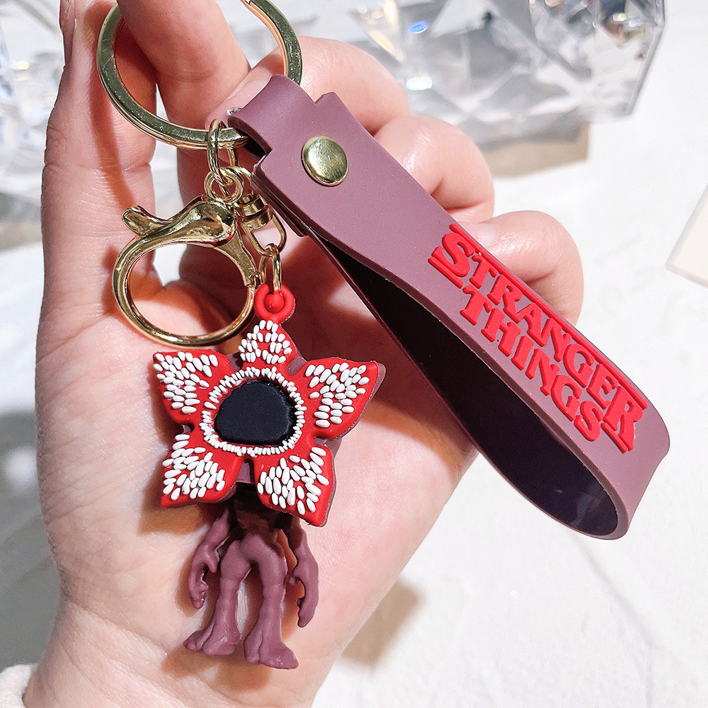 Stranger Things Móc khóa Piranha Eleven Dustin Eddie Munson Búp bê Hình mặt dây chuyền [FYSY]