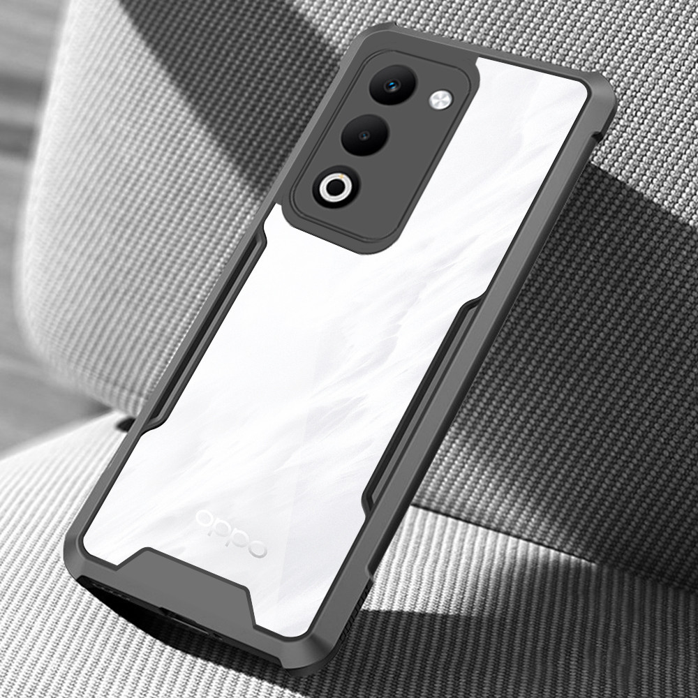 For Oppo A5 4G 5G A5m a5x Transparent Acrylic Heavy Duty Back Cover Clear Shockproof Protect Case