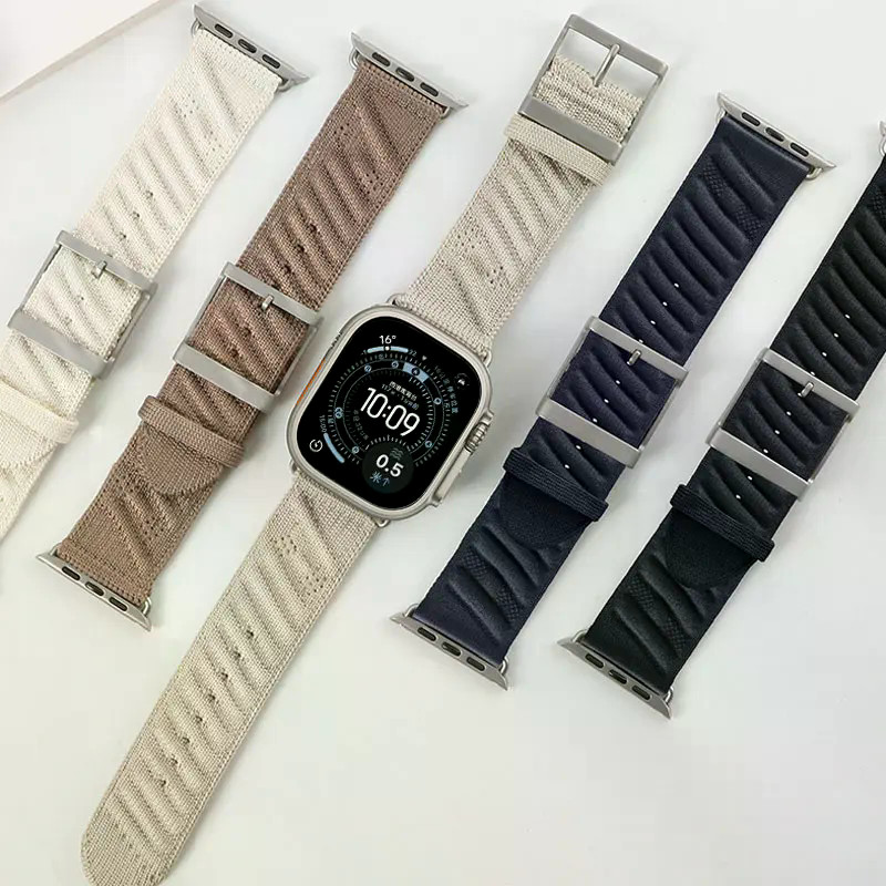 Dành Cho Apple Watch Ultra 3 11 9 8 7 Dây 46MM 44MM 45MM 49MM En Mer Band Bleu Nuit Cho Apple Watch 
