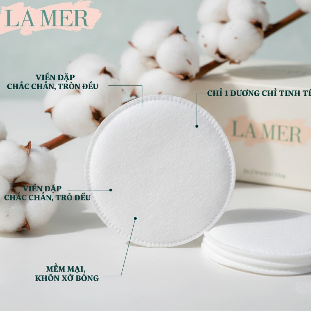 Bông Tẩy Trang Lamer 201, Bông Lamer 201 Miếng, Bông Tẩy Trang Lamer Chính Hãng 100% Cotton | BigBuy360 - bigbuy360.vn