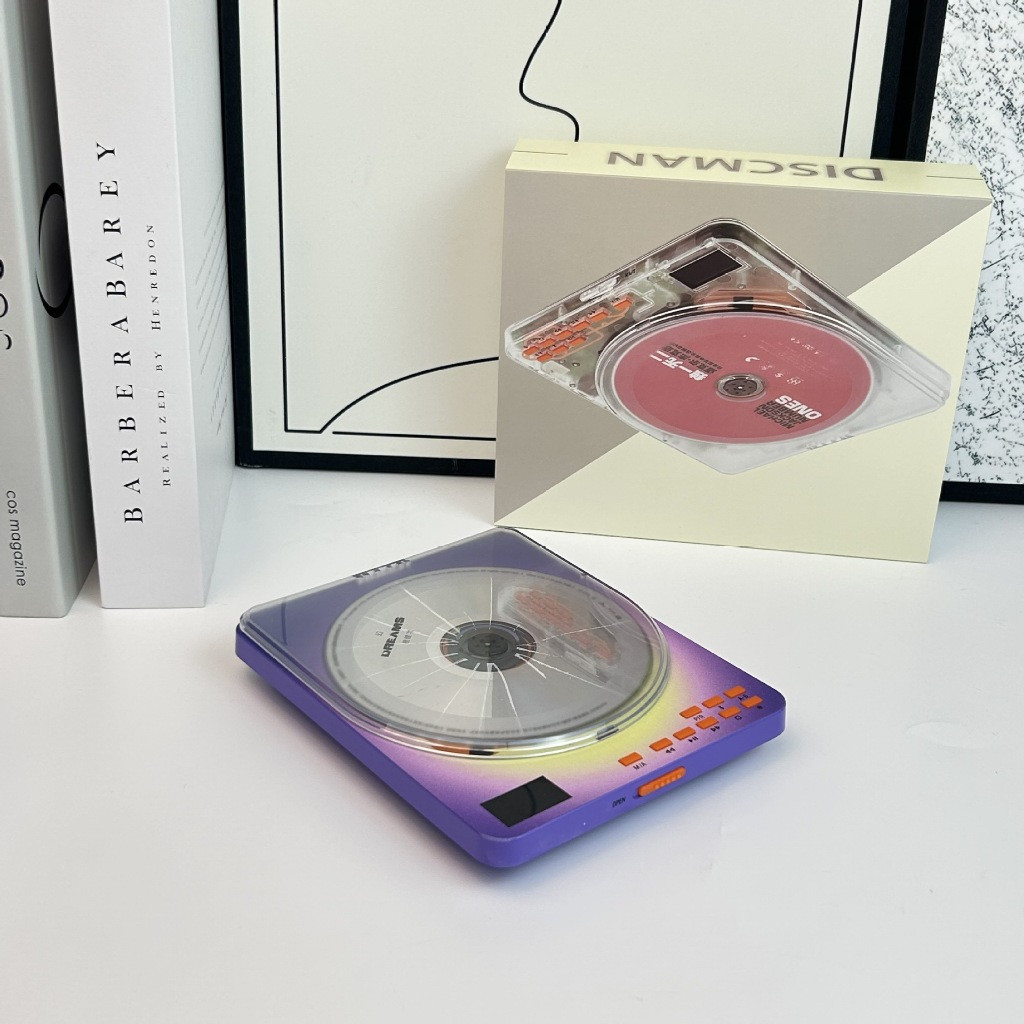 Máy nghe nhạc cd di động Walkman Album CD Player có bộ phát Bluetooth