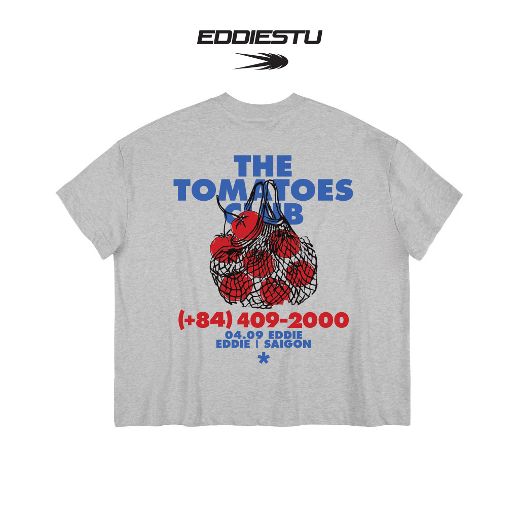 Áo thun EDDIE ""TOMATOES"" form Boxy chất liệu Premium Cotton