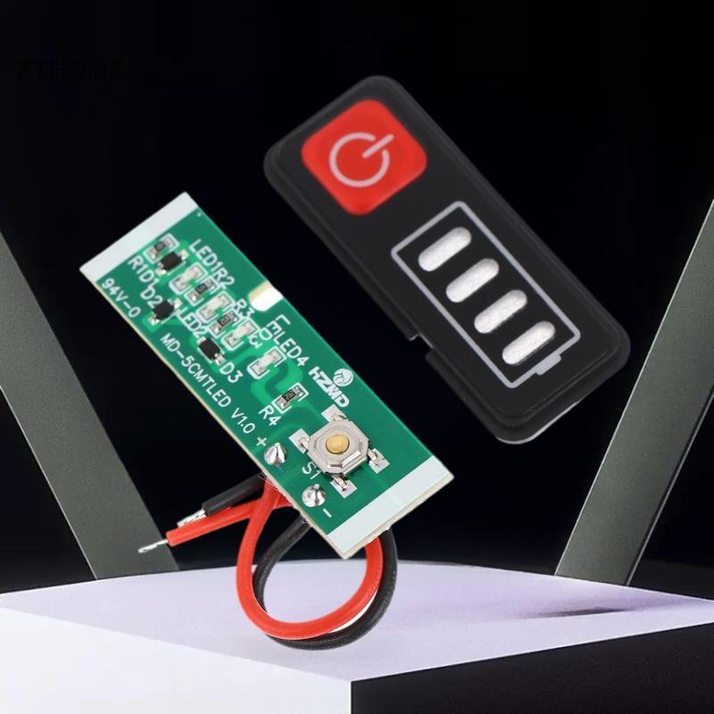 ZTHOME 1 / 3 / 5 Cái 5S 18V 21V Li-Battery Màn Hình Hiển Thị Điện Bảng Hiển Thị LED Máy Khoan Điện T