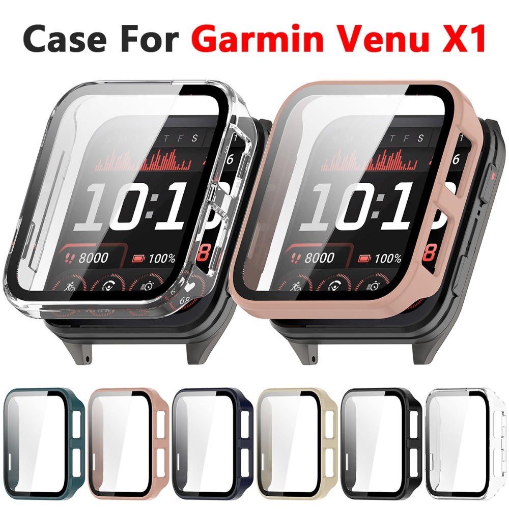 Ốp PC 2in1 Cho Garmin Venu X1 Bảo Vệ Màn Hình Ốp Lưng Bảo Vệ