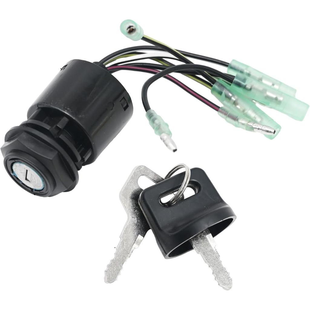35100ZV5013 Công tắc đánh lửa khởi động động động cơ thuyền và chìa khóa, Thay thế hộp điều khiển từ xa động cơ phía ngoài cho Honda BF115 BF135 BF150 BF200 BF225, Thay thế 35100-ZV5-013