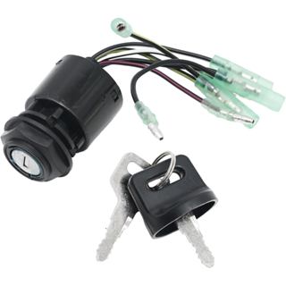 35100ZV5013 Công tắc đánh lửa khởi động động động cơ thuyền và chìa khóa, Thay thế hộp điều khiển từ xa động cơ phía ngoài cho Honda BF115 BF135 BF150 BF200 BF225, Thay thế 35100-ZV5-013