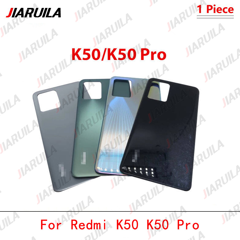 Ốp điện thoại + LOGO Cho Redmi K50 K50 Pro Pin Cửa Nhà Ở Kính Phía Sau Có Keo STICKER