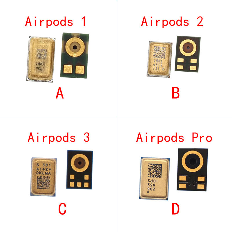 5-10 Chiếc Interal Mic Thu Loa Micro Cho Airpods 1 2 3 4 Pro Pro Pro2 Thế Hệ Thứ Hai 1st 2nd 3rd