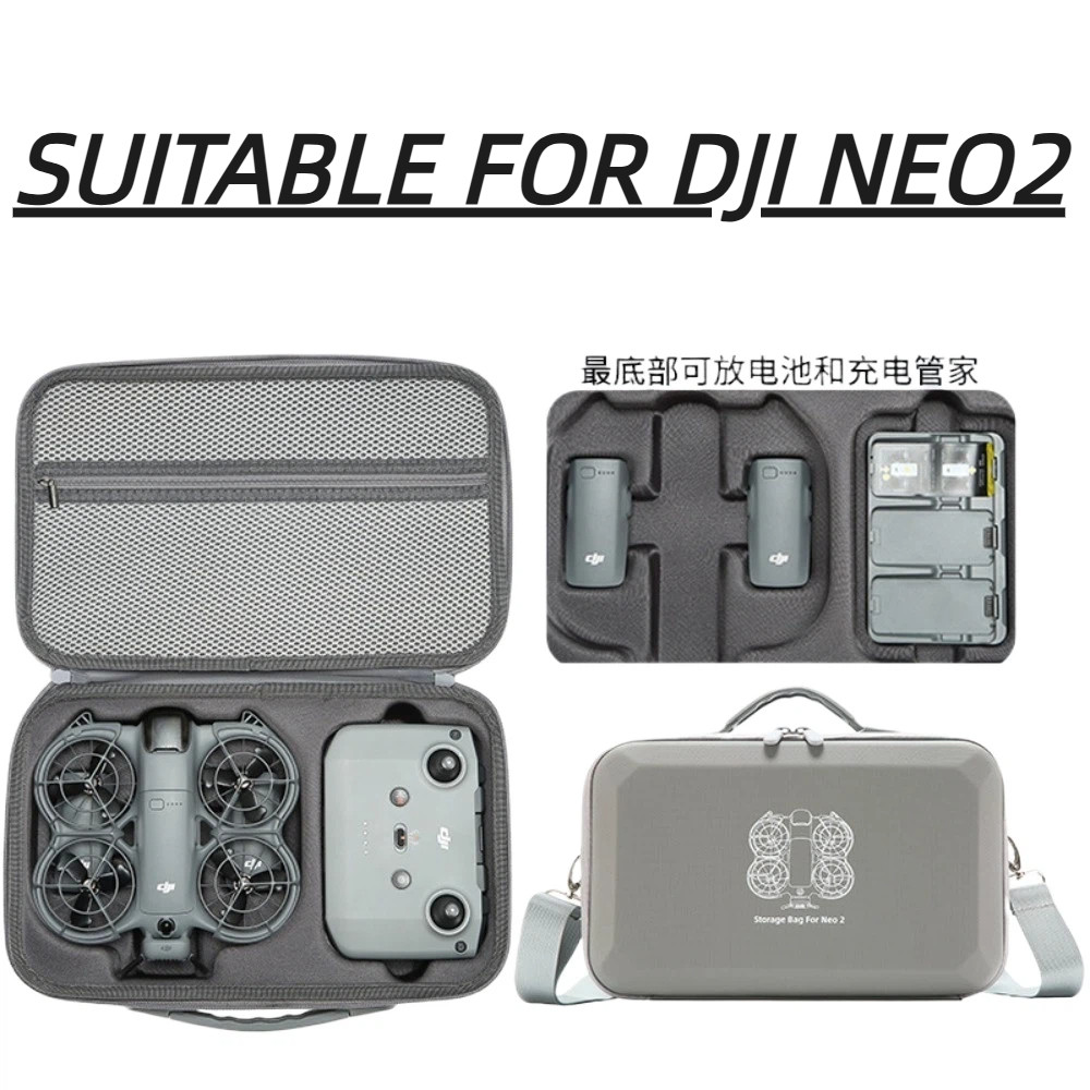 Thích hợp cho DJI Neo2 Drone Flying Set Túi lưu trữ Túi đeo vai di động Túi đeo chéo DJI Neo2 Drone 