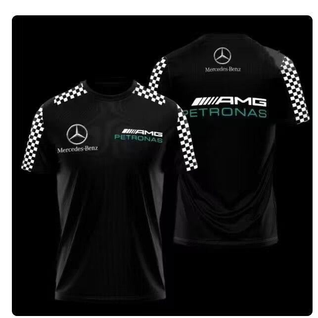 Áo thun nam Mercedes-Benz Image 3D in kỹ thuật số, thoáng khí