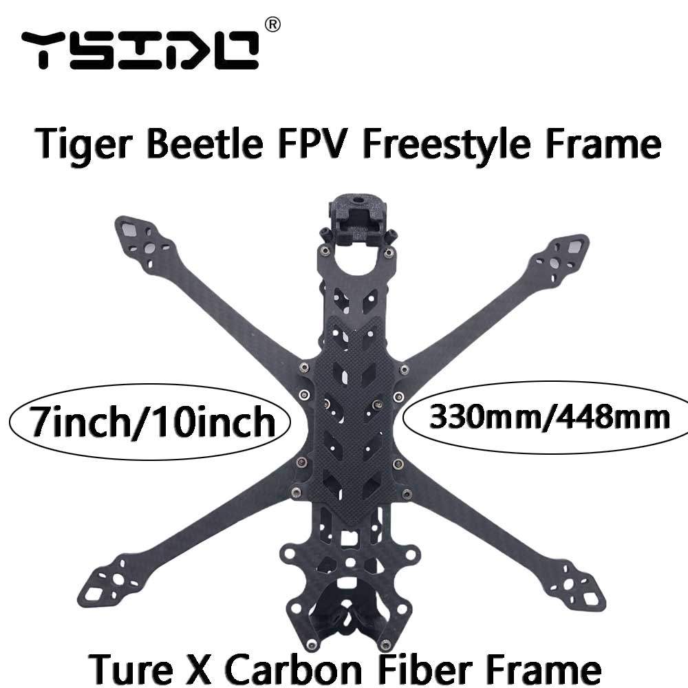 Tiger Beetle 7 inch 10 inch FPV Freestyle Ture X Frame Kit Chiều dài cơ sở siêu xa cho FPV Freestyle